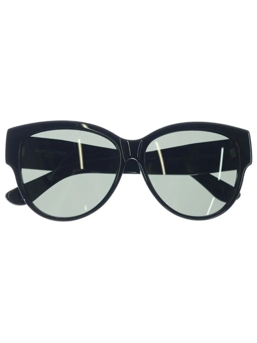 Saint Laurent Paris Casablanca Logo Sunglasses Black Eyewear
